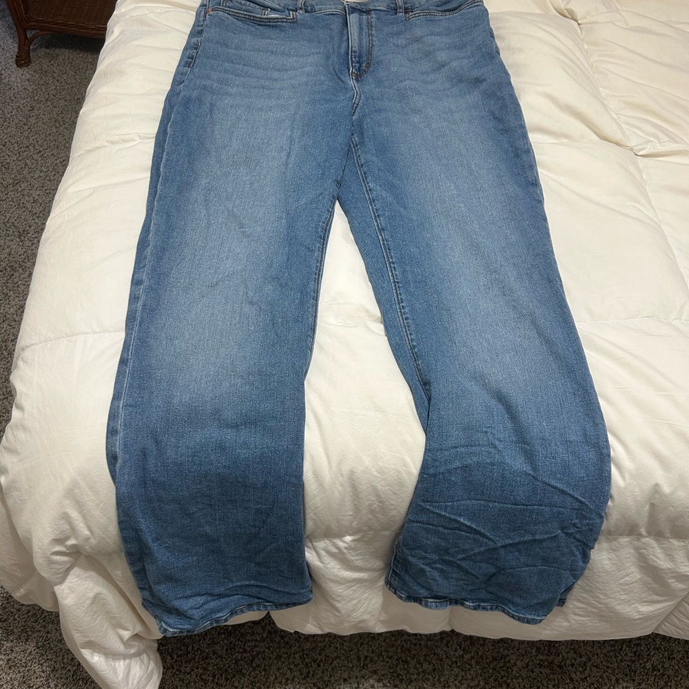 LOFT Light Blue Flare Jeans